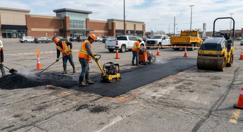Parking Lot Repair in Bluffton, SC