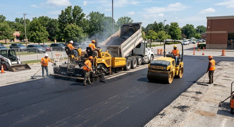 Asphalt Parking Lot Paving in Little Rock, AR